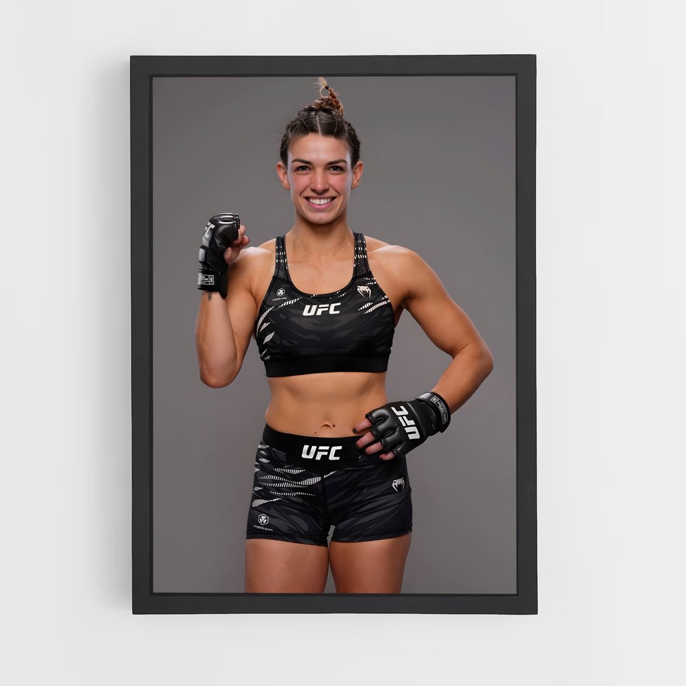 Poster Championne UFC – affiche Jiu-jitsu brésilien (vue 2)